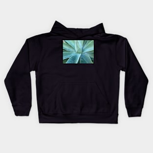 Agave with Rain Drops Kids Hoodie